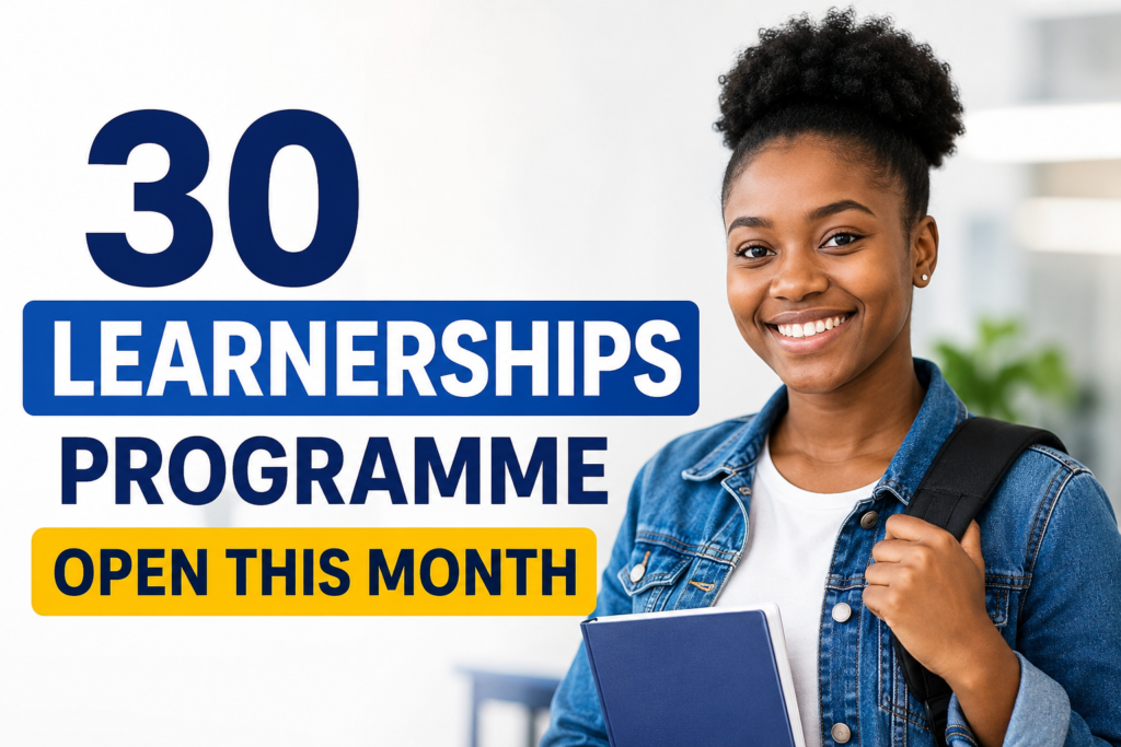 30 Learnerships Programme Open This Month