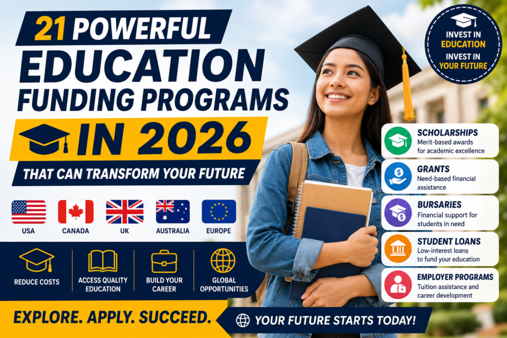 Education Funding Programs in 2026